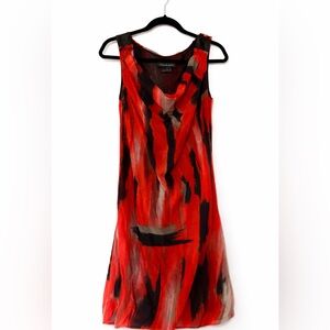 ISABEL DE PEDRO RED AND BLACK DRESS 8